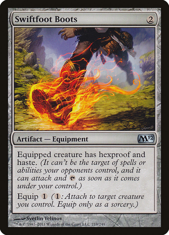 Swiftfoot Boots - Magic 2012 #219 (Non-Foil)