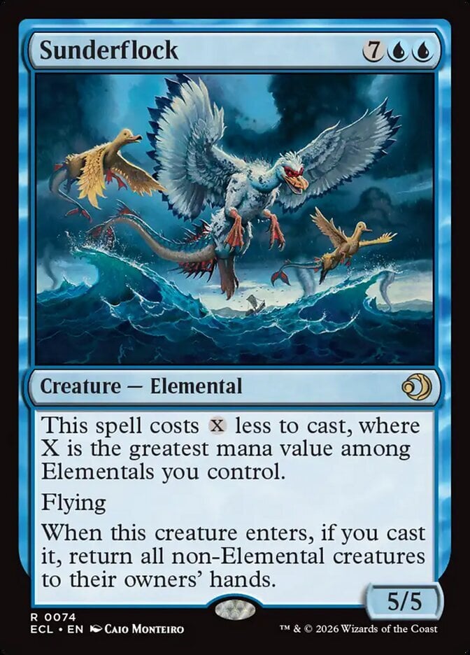 Sunderflock - Lorwyn Eclipsed #74 (Non-Foil)