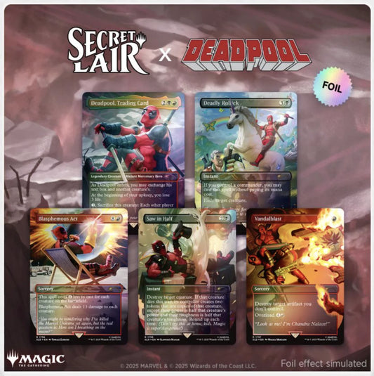 Magic: The Gathering™ Secret Lair X Marvel's Deadpool